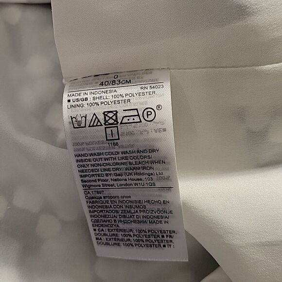 BRAND NEW BANANA REPUBLIC TIE-SHOULDER GEOMETRIC DRAPE DRESS - Picture 12 of 13